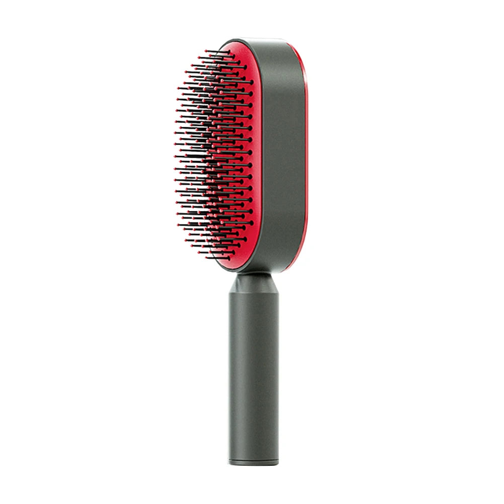 New Hair Brush One-Key Self Cleaning Detangling Scalp Air Cushion Combs Anti-static Scalp Massage for Women Grooming Tool