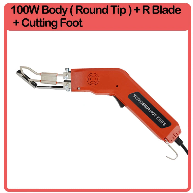 Fabric Cutter Ribbon Cutter Knife Webbing Belts Cutting Thermal Cloth Cutter Electric Heating Knife Kit Hot Knife Rope Cutter